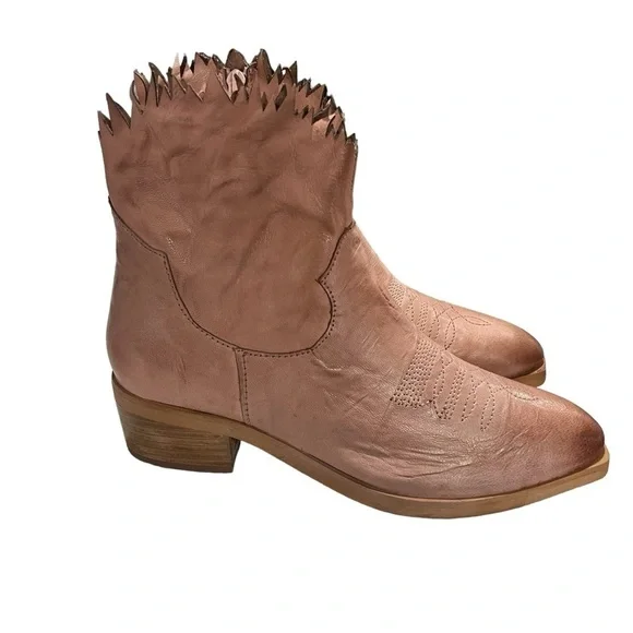 Roan by Bed Stu Diabolical Leather Boots Booties Size 8.5 Western Cowboy - Picture 2 of 11